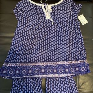 Croft & Barrow 2 pc pajama set